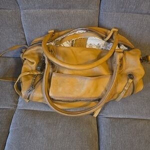 Stylish Tan Leather Women's Bag